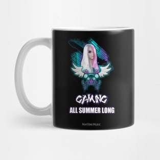 Gaming All Summer Long - Awesome Gaming Motivation - Cool Funny Saying Mug